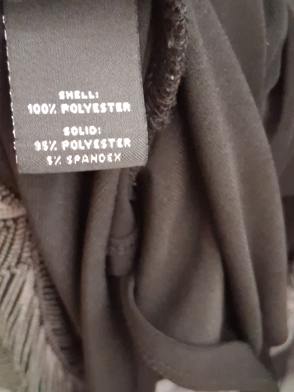 SLIM FACTOR Black White Blouse Size Large 2 Pieces - Picture 3 of 6